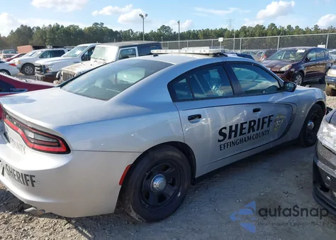 2021 Dodge Charger Police Rwd z USA, uszkodzony, nr VIN 2C3CDXAT8MH643477